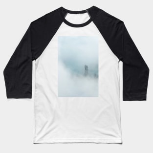 Lone tree in a garden of clouds Baseball T-Shirt
